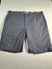 Carhartt Shorts Mens 38 Gray Relaxed 10" Rigby Dungaree Short Canvas  45 Msrp 