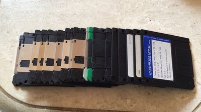3,5'' FLOPPY 2HD (DIVERSE MARKEN) -- 18 STÜCK #GEBRAUCHT - ZUR WIEDERVERWERTUNG