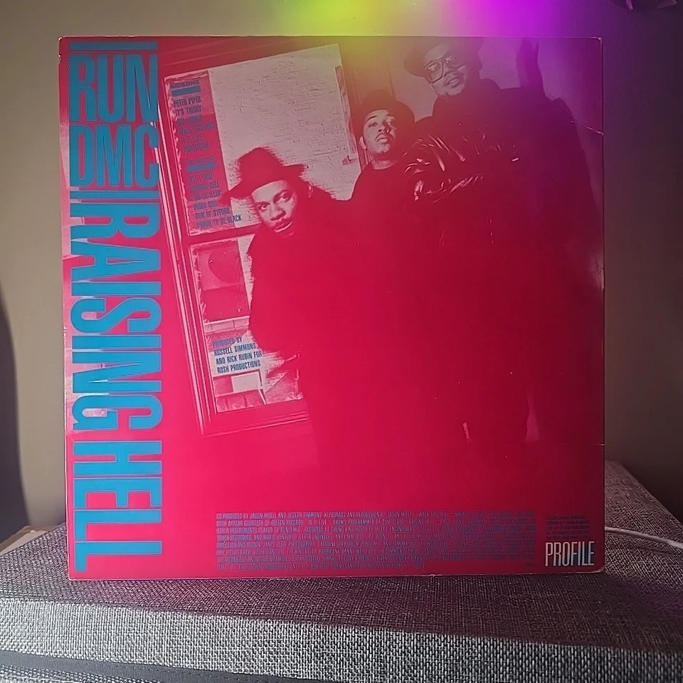 Run-D.M.C.–Raising Hell–1986 Profile–PRO-1217 Vinyl LP Foto 2 de 4