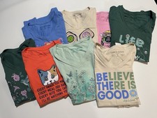 NWOT Life is Good Lot Of 8 Crusher Tee T-shirts Women’s Small Colorful Dog Cat