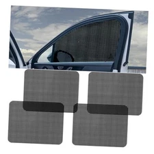 4PCS Car Side Window Sunshade, Block UV Rays Privacy Protector Car Static Black