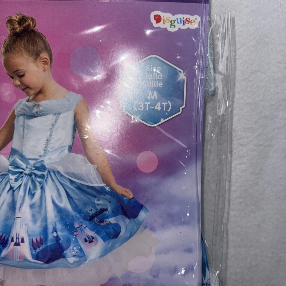 Disfraz Disney Princesa Cenicienta Deluxe Niño M (3T-4T) Foto 3 de 4