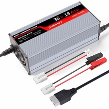 43.8V 18A LifePo4 Lithium Battery Charger Smart Golf Cart, RV 36V Motor Bat...
