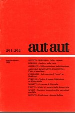 Aut aut (291-292) Maggio-agosto 1999 - AA.VV. (Il Saggiatore) [1999]