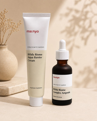 ma:nyo Bifida Biome Aqua Barrier Cream 80ml + Complex Ampulle 50ml Set