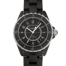 CHANEL J12 38MM H0685 Black lacquer WATCH 704792