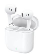 Audifonos Inalambricos Bluetooth Para iPhone y Samsung Auriculares Blancos 2026