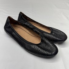 Vionic Women s Spark Robyn Perforated Leather Ballet Flats Sz 9.5M New