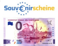0 Euro Schein XEQS 2025-1 HANSESTADT WISMAR - WELTERBE & MEER