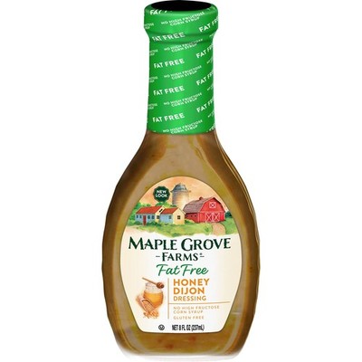 Maple Grove Farms Fat Free Honey Dijon Dressing 8 oz