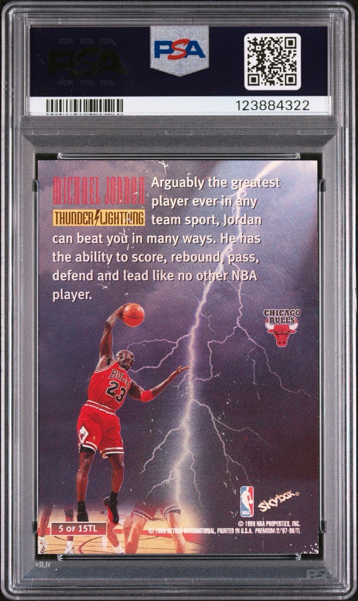 1997-98 Skybox Premium - Thunder and Lightning Michael Jordan #5TL