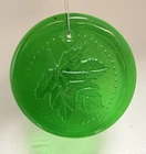 Blenko Glass Suncatcher - Autumn Leaf - Clover