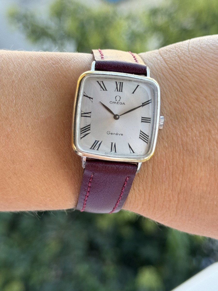 RITAO CHAN専用アンティークOMEGA Geneve シルバー不動品 Vintage Omega Geneve Manual Cal.625 Lady Swiss Made 511.0415 Year