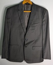 Jos. A. Bank Signature Gold Blazer Mens 40R Gray Two Button Sport Coat A6 