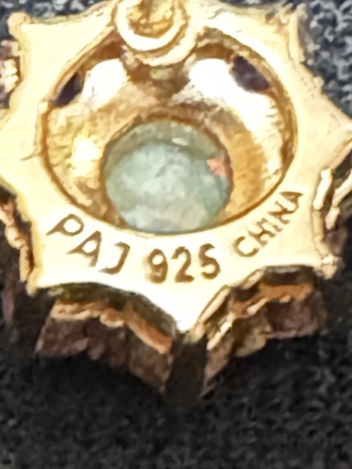 Round Cut Simulated Fire Opal Women's Flower Stud Earrings 14k Rose Gold Plated - Image 4 of 4