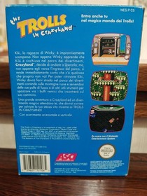 The Trolls in Crazyland Nintendo NES Pal A Ita *Come Nuovo*
