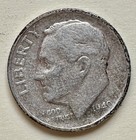 1949-S Roosevelt Dime. 90% Silver. Fine Condition. Charity Auction/Animal Rescue — photo 1