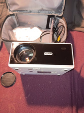 FUDONI Desktop Projector Model FUDONI White HDMI USB WiFi 1080 4k Hi Def