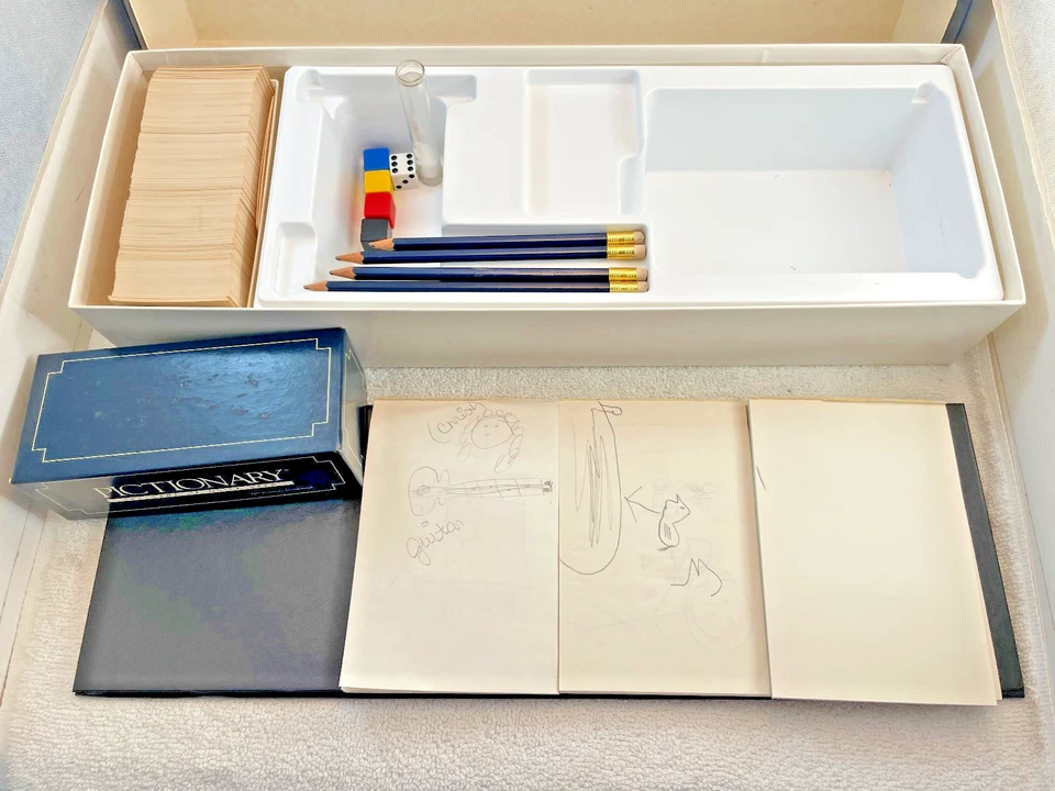 Juego de Dibujo Charadas 1ª Edición Pictionary 1985 De Colección Completo Muy Bueno Foto 3 de 4