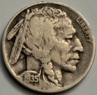 1935-D Buffalo Nickel Denver Mint Full Bold Date Nice Detail Coin BN2054