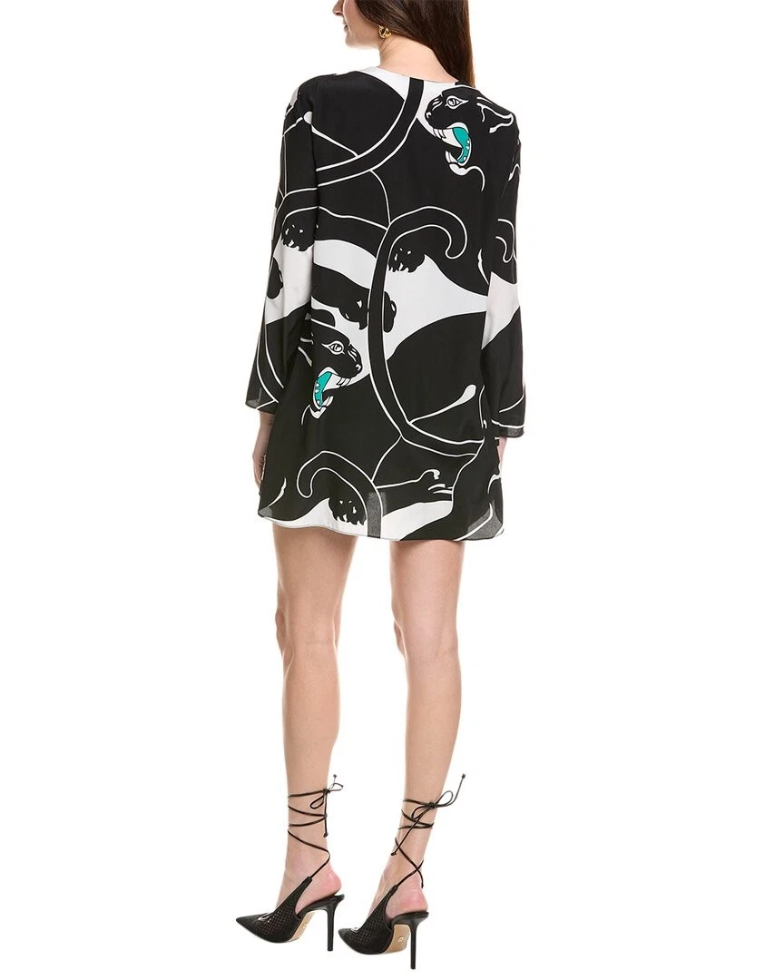 Valentino abito tubino seta donna nero 46