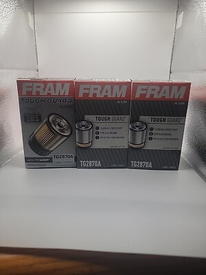 (3x) TG2870A Fram Oil Filter- VW 3 Series 325 525 528 Volkswagen Beetle Jetta