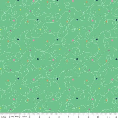 YARD, Effervescence Spearmint, By Riley Blake $3.99 Ships ANY Amount Of Fabric!
