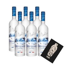 Grey Goose 6er Set Vodka 6x 0,7l (40% Vol) Distilled in France- [Enthält Sulfit