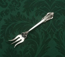 Grande Baroque by Wallace Sterling Silver Lemon Fork 5 5/8"