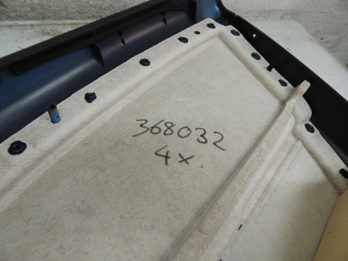 Ford Mondeo III 3 MK3 Limousine 4x Türverkleidung Türpappe Leder Schwarz 368032 - Imagen 7 de 8