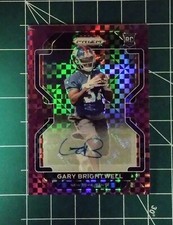 2021 Purple Power Prizm ~ Gary Brightwell ~ RC Auto  /49 ~ NY Giants