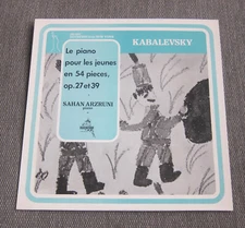 ULTRA RARE PIANO LP SAHAN ARZRUNI KABALEVSKY DD DUCHESNE 6076 NOS (I25)
