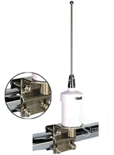 VHF Marine Radio Antenna Boat Signal Transceiver Receiver Stainless 15ft Cable