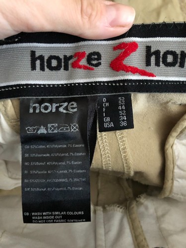 36R (Run small) Horze FS Breeches - Picture 3 of 3
