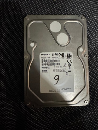 BUNDLE x5 Toshiba MK2001TRKB 2TB SAS 72K 6Gb/s HDD3A01CZK51 3.5 HDD Hard Drives - Afbeelding 2 van 5