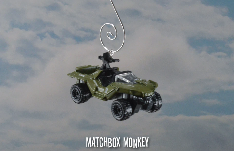 UNSC Halo Video Game Warthog Custom Christmas Ornament 1/64 M12 Truck Jeep - Image 3 of 4