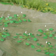MP Scenery Products 70013 - HO Scale - Water Lilies 3/4" Width, 10/pk