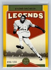 2022 Panini Legacy Ken Houston Yellow #138 #/150 Houston Oilers