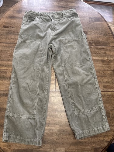 No Boundaries weites Bein Herren 36 x 31 grün Cord Zimmermann Doppelknie Y2K Baggy