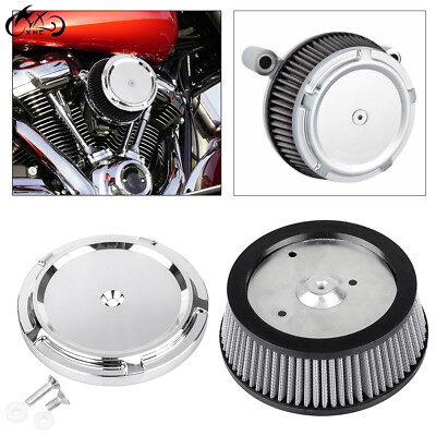 Stage 1 Big Sucker Air Cleaner Kit Element + Cover For Harley Twin Cam ...