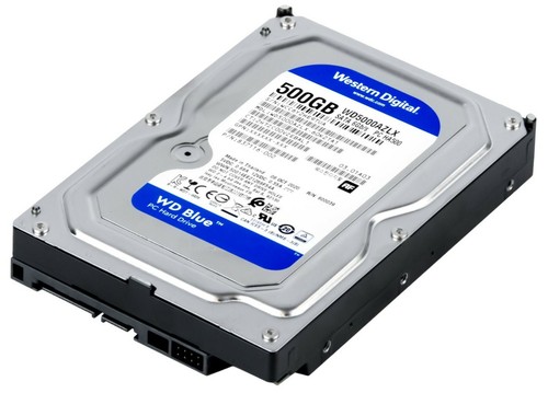 WESTERN DIGITAL BLUE WD5000AZLX PC HA500 500GB 7200RPM 32MB CACHE SATA III 3.5'' - Afbeelding 2 van 3