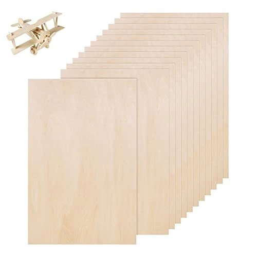 Basswood Sheets - 1/16 x 3 x 24, 15 Pack