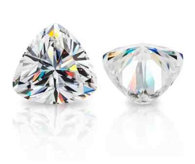 1.10 Ct Natural White Diamond 7mm Trillion Cut VVS1 D Grade GDGL Certified H86