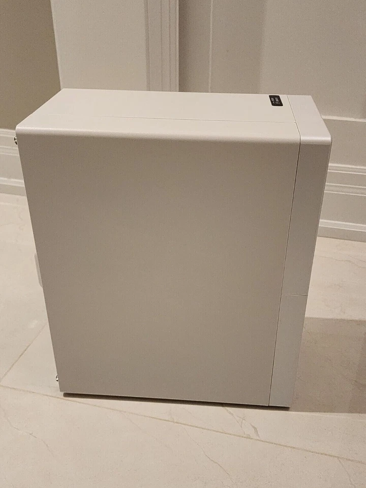 Dell XPS 8940 White Bare Bone Chassis Case w/Side Cover, blue LED Fan + Cables - Image 3 of 4