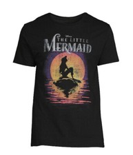 Little Mermaid T Shirt Size XL 42-44 Unisex Disney Sunset Ariel Graphic NWT