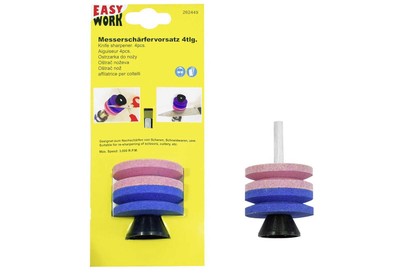 Easy Work Messerschärfervorsatz Schleifscheibe Messer Schärfaufsatz Schleifstein