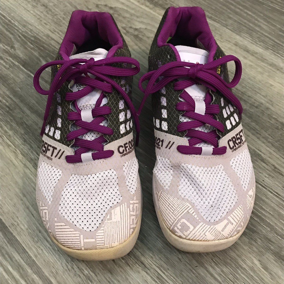 Reebok Cross fit R FT Training Shoes Purple Grey White Women's Size