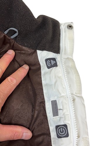 THE NORTH Face Hot Women 600 SPORT GOOSE DOWN QUILT PUFFER WHITE VEST JACKET L - Picture 12 of 18