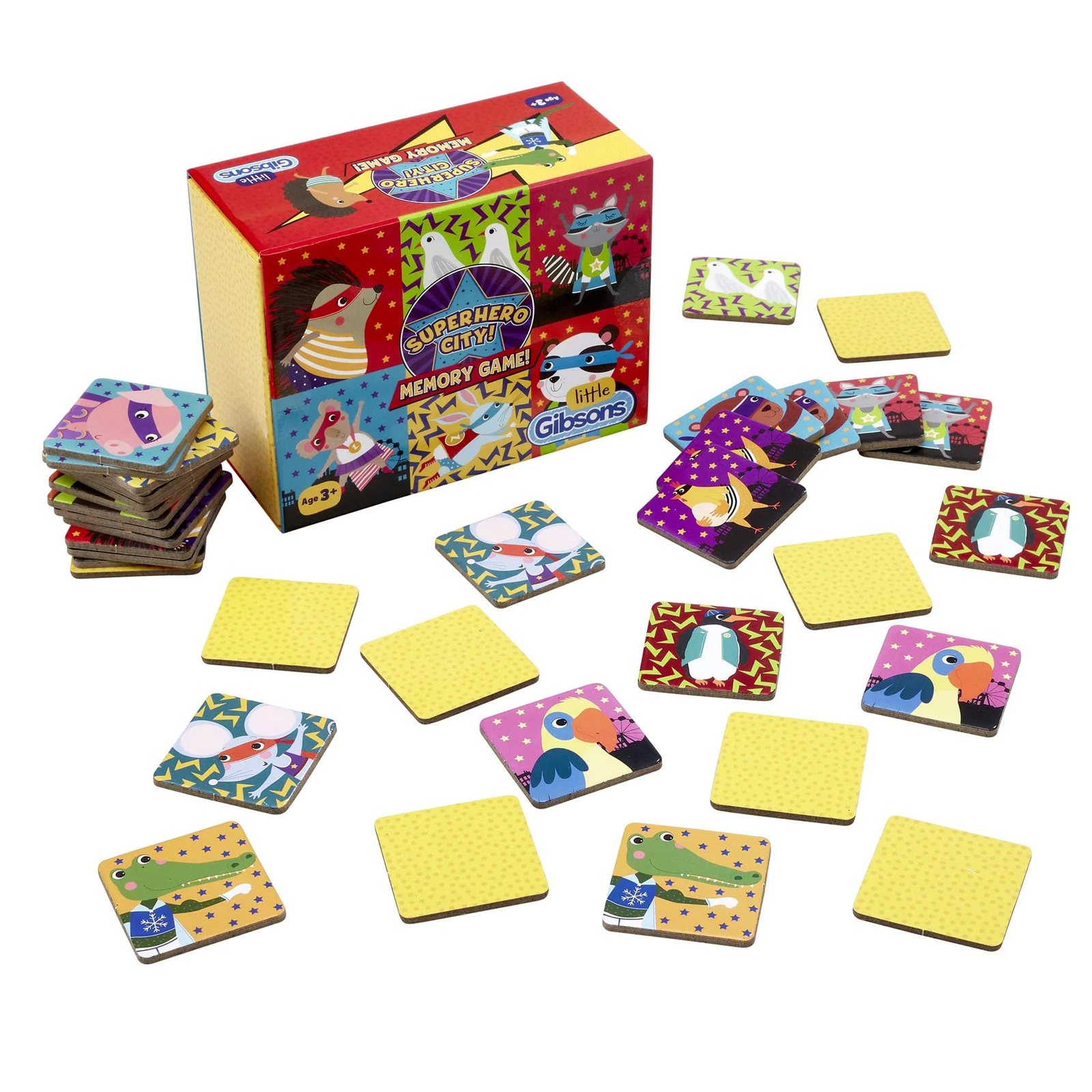 Gibsons Superhero City Kids Playing Card Game