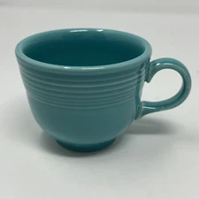 Fiesta Ware Turquoise Coffee Tea Cup Homer Laughlin HLC Replacement